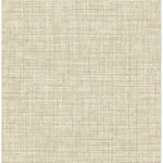 A-Street Prints Mendocino Light Brown Linen Wallpaper - SKU 2821-24277