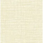 A-Street Prints Mendocino Light Yellow Linen Wallpaper - SKU 2821-24275
