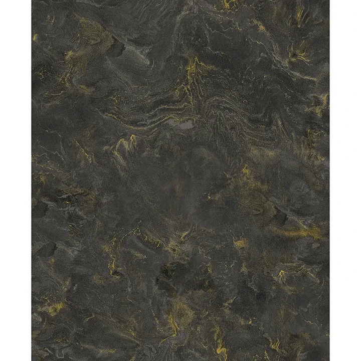 4105-86619 | Meness Black Metallic Marbling Wallpaper