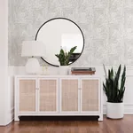 A-Street Prints Merritt Black Geometric Wallpaper - SKU 2964-25958