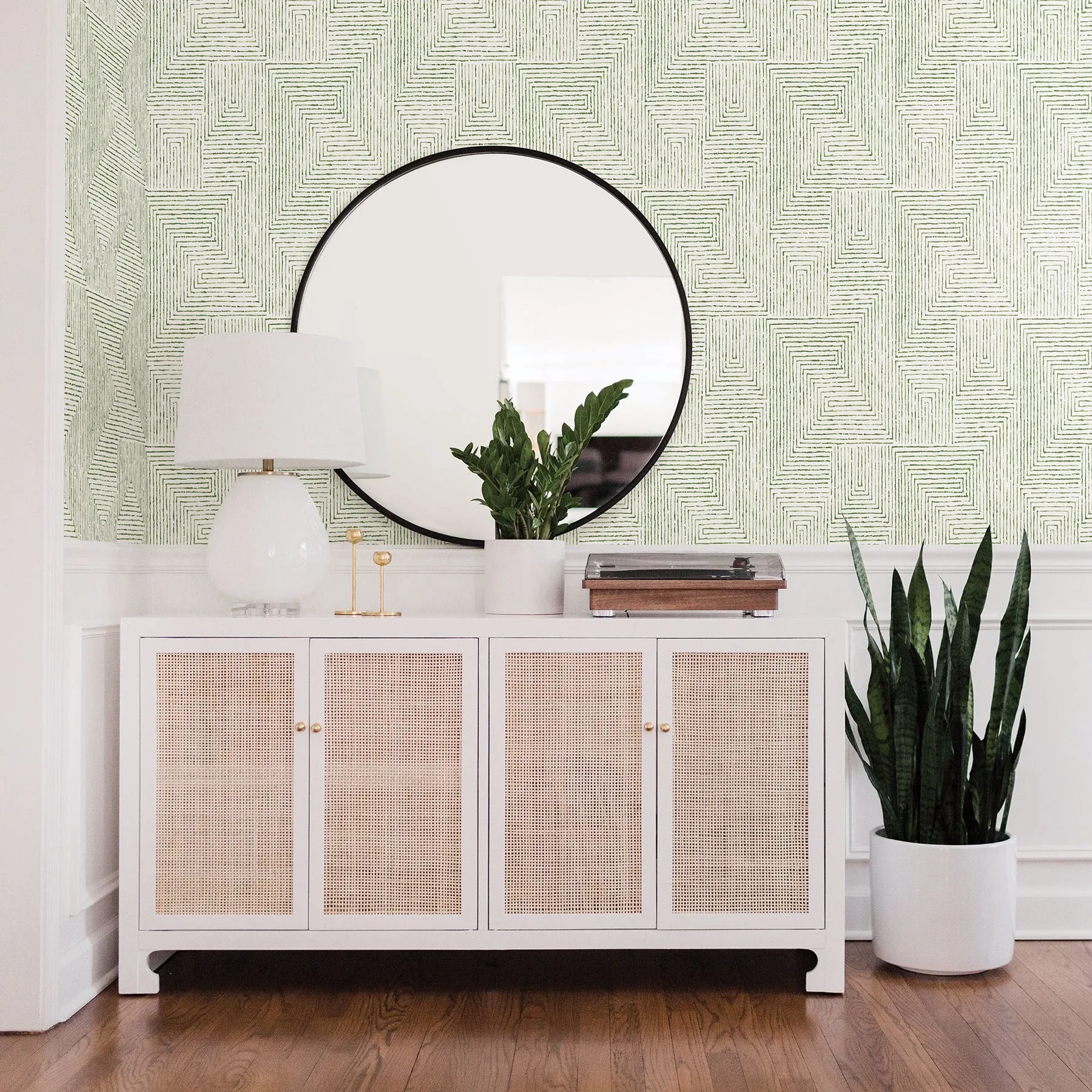 A-Street Prints Merritt Green Geometric Wallpaper | Wallpaper Twins A-Street Prints Merritt Green Geometric Wallpaper - SKU 2964-25954