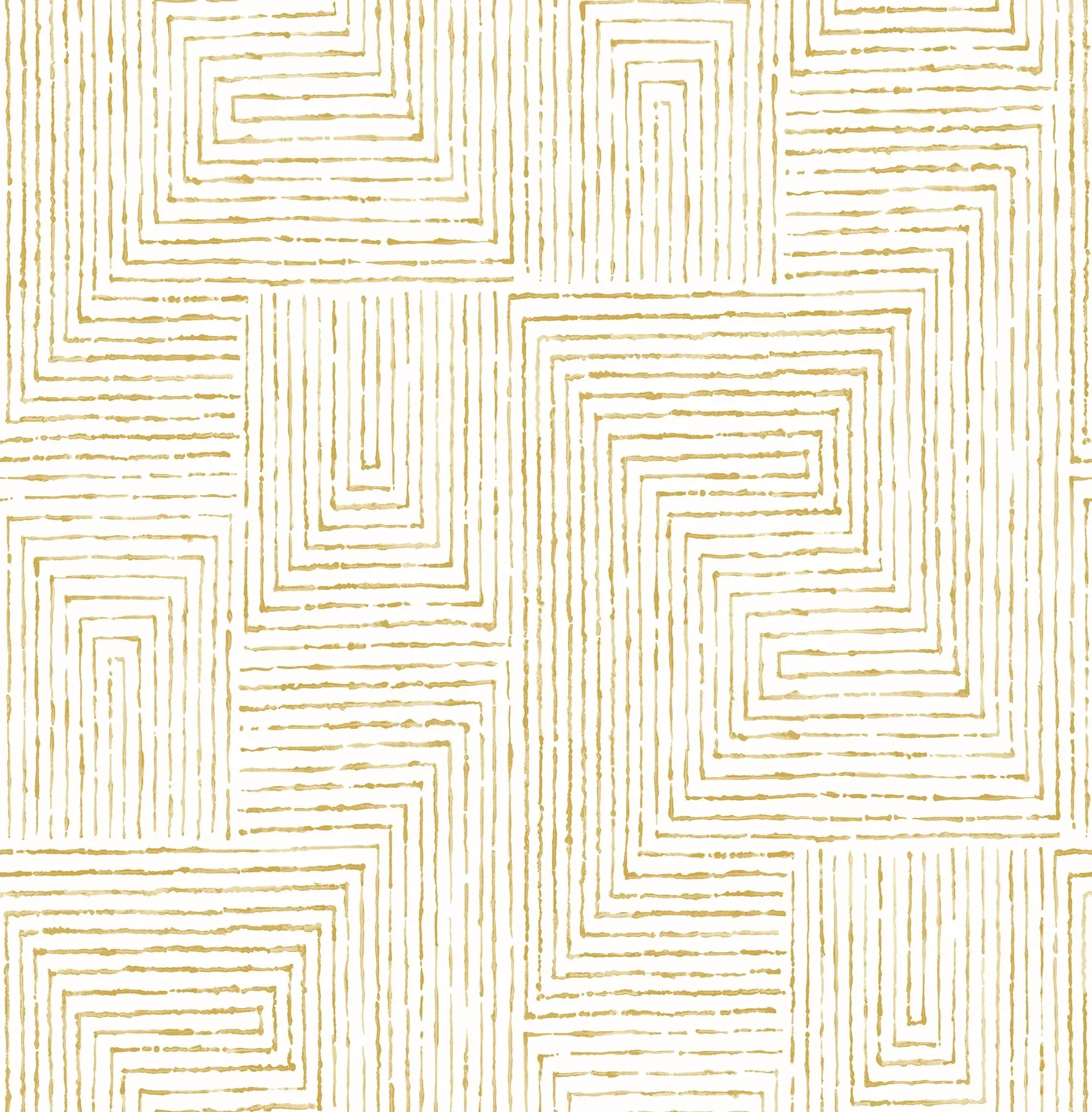 2964-25957 | Merritt Honey Geometric Wallpaper