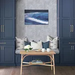 A-Street Prints Merritt Indigo Geometric Wallpaper | Wallpaper Twins A-Street Prints Merritt Indigo Geometric Wallpaper - SKU 2964-25955