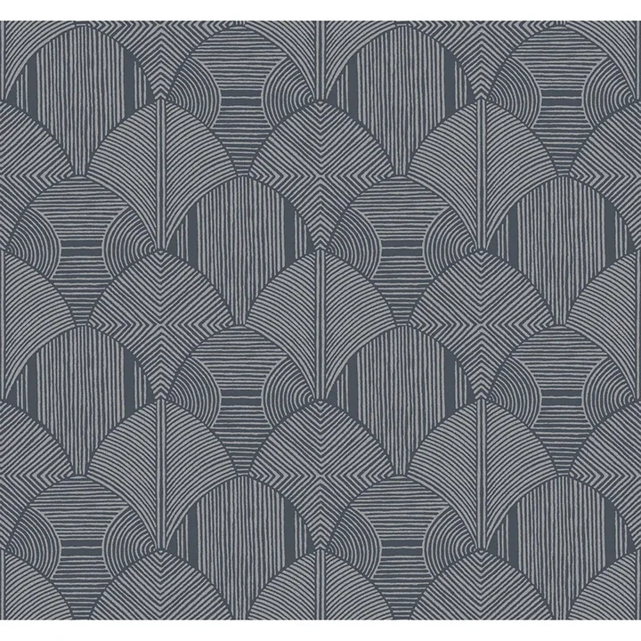 4155-72807 | Meyberg Blue Geometric Wallpaper