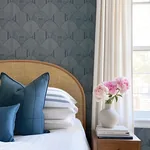 A-Street Prints Meyberg Blue Geometric Wallpaper - SKU 4155-72807