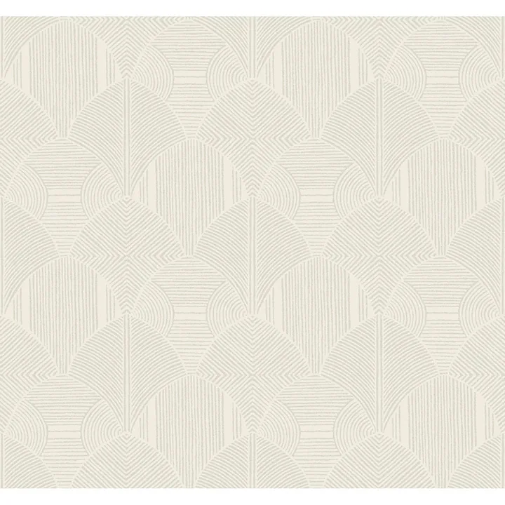 4155-72805 | Meyberg Ivory Geometric Wallpaper