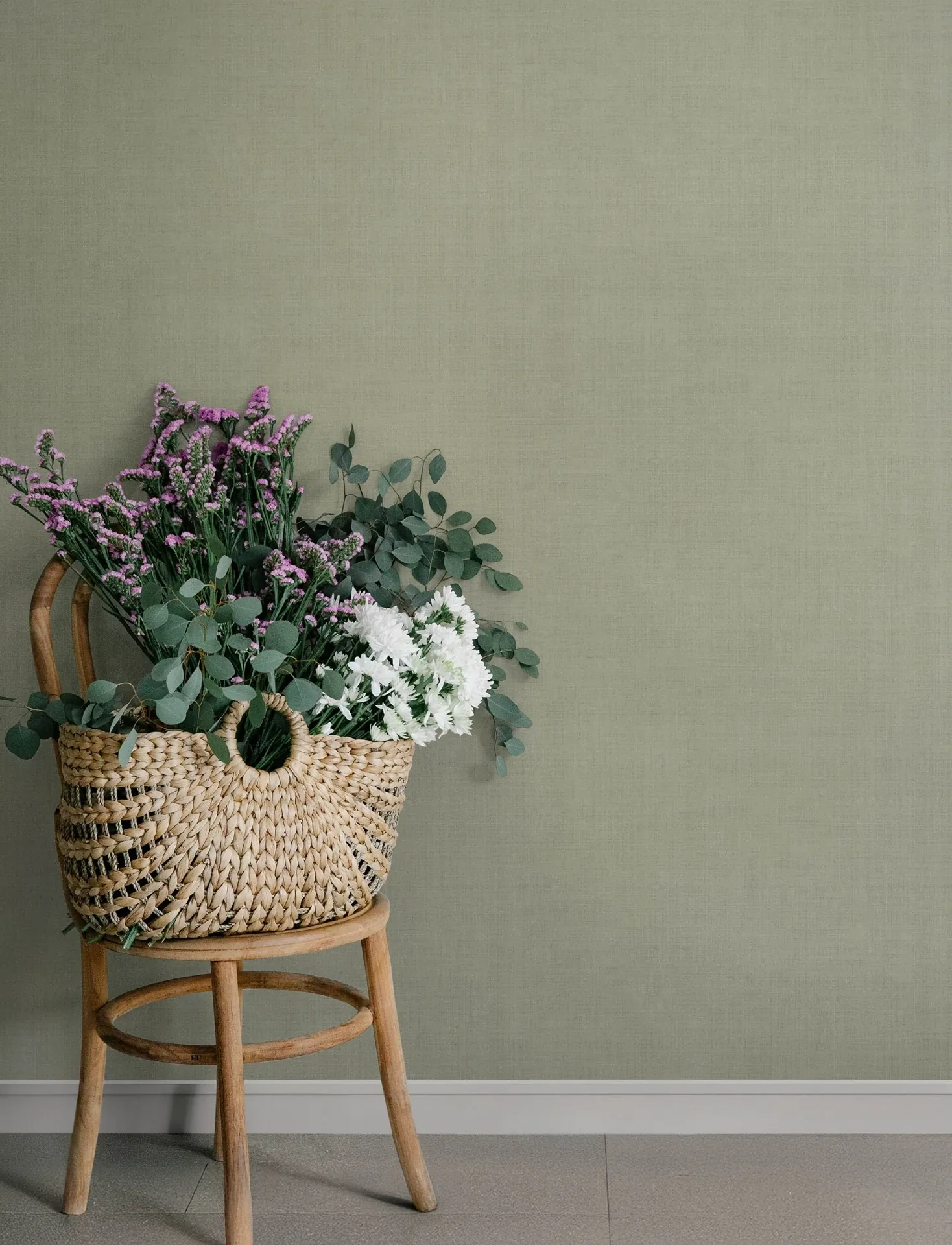 A-Street Prints Midolin Pewter Texture Wallpaper - SKU 4201-16022