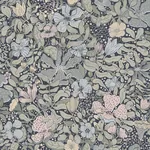 A-Street Prints Midsommar Dark Blue Floral Medley Wallpaper - SKU 4111-63021