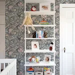 A-Street Prints Midsommar Dark Blue Floral Medley Wallpaper - SKU 4111-63021