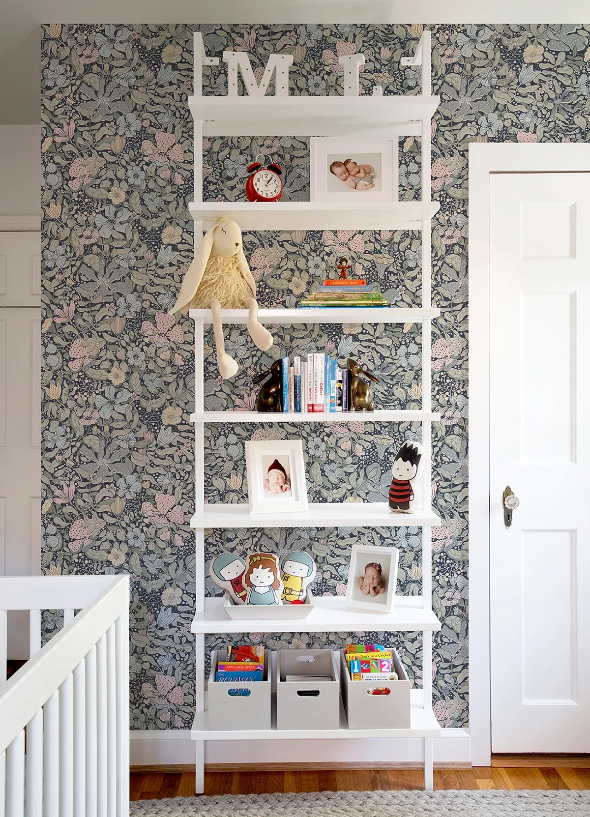 A-Street Prints Midsommar Dark Blue Floral Medley Wallpaper - SKU 4111-63021