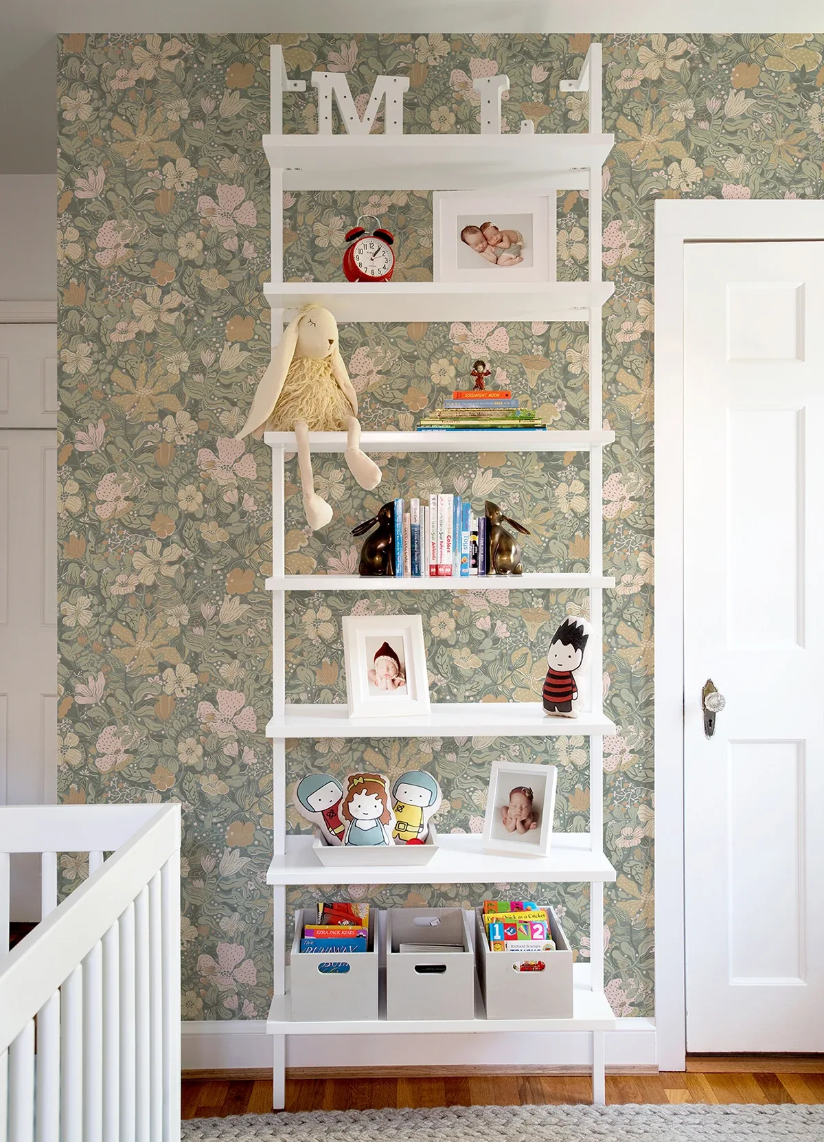 A-Street Prints Midsommar Grey Floral Medley Wallpaper - SKU 4111-63020