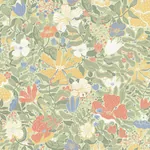 A-Street Prints Midsommar Sage Floral Medley Wallpaper | Wallpaper Twins A-Street Prints Midsommar Sage Floral Medley Wallpaper - SKU 4111-63018
