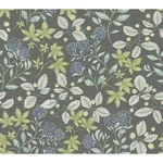 A-Street Prints Mildred Charcoal Botanical Trail Wallpaper | Wallpaper Twins A-Street Prints Mildred Charcoal Botanical Trail Wallpaper - SKU 4155-72815