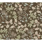 A-Street Prints Mildred Espresso Botanical Trail Wallpaper - SKU 4155-72816
