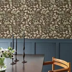A-Street Prints Mildred Espresso Botanical Trail Wallpaper - SKU 4155-72816