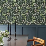 A-Street Prints Mildred Evergreen Botanical Trail Wallpaper | Wallpaper Twins A-Street Prints Mildred Evergreen Botanical Trail Wallpaper - SKU 4155-72813