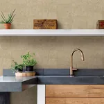 A-Street Prints Millau Khaki Faux Concrete Wallpaper - SKU 2908-24952