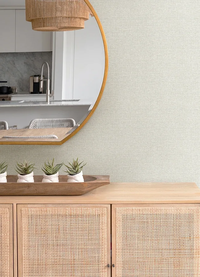 A-Street Prints Minerva Cream Texture Geometric Wallpaper - SKU 4121-26942