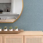 A-Street Prints Minerva Denim Texture Geometric Wallpaper - SKU 4121-26943