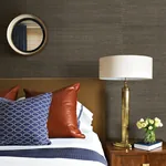A-Street Prints Ming Taupe Grasscloth Wallpaper - SKU 2829-80087