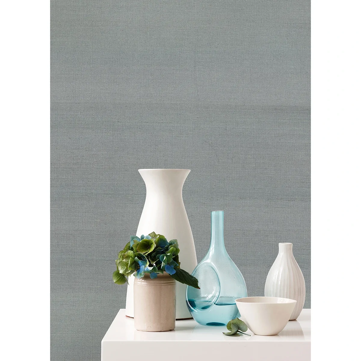 A-Street Prints Mirador Light Blue Sisal Grasscloth Wallpaper | Wallpaper Twins A-Street Prints Mirador Light Blue Sisal Grasscloth Wallpaper - SKU 2972-80013