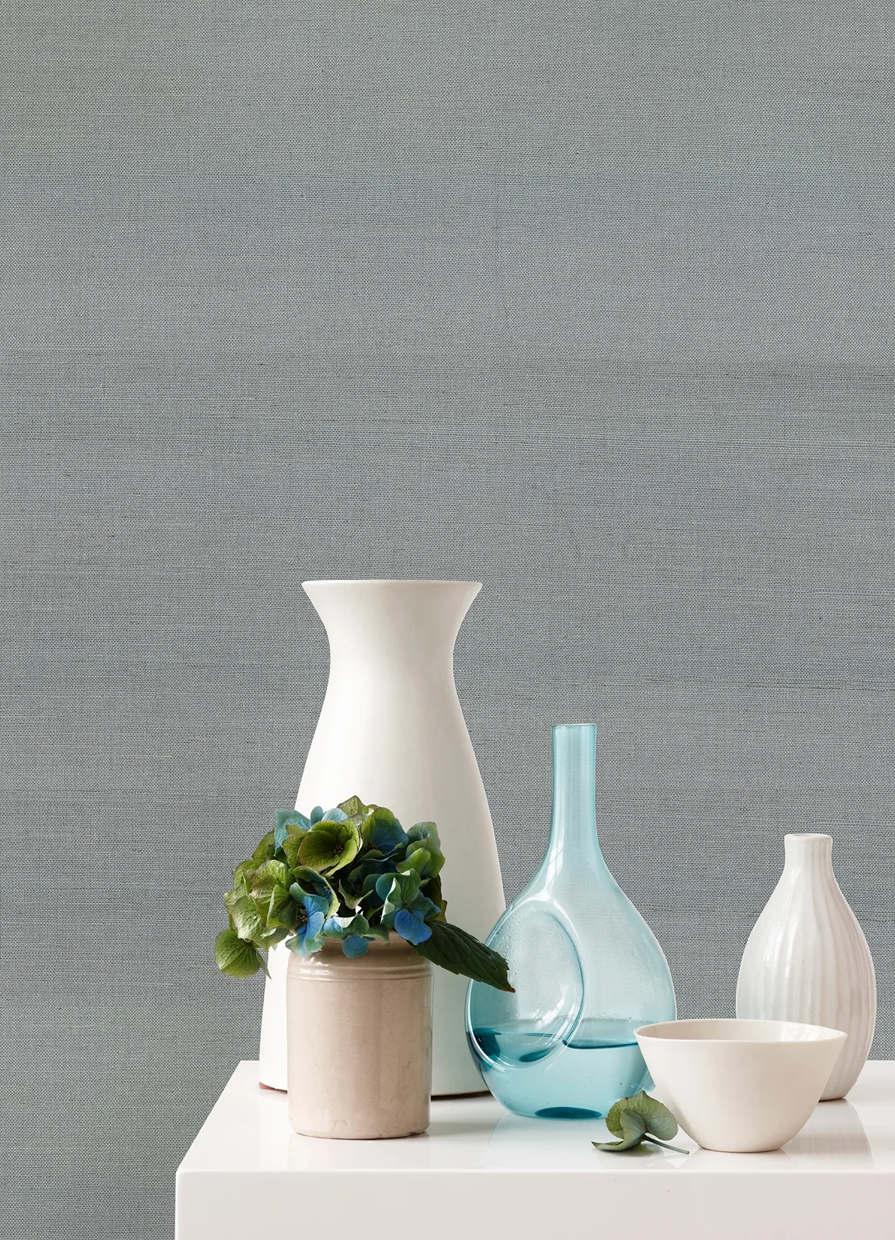 A-Street Prints Mirador Sterling Sisal Grasscloth Wallpaper - SKU 2923-80013