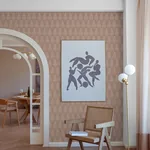 A-Street Prints Mirko Rust Ogee Wallpaper - SKU 4141-27144