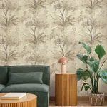 A-Street Prints Mistwood Coffee Forest Wallpaper - SKU 4177-27750