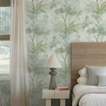 A-Street Prints Mistwood Green Forest Wallpaper - SKU 4177-27751