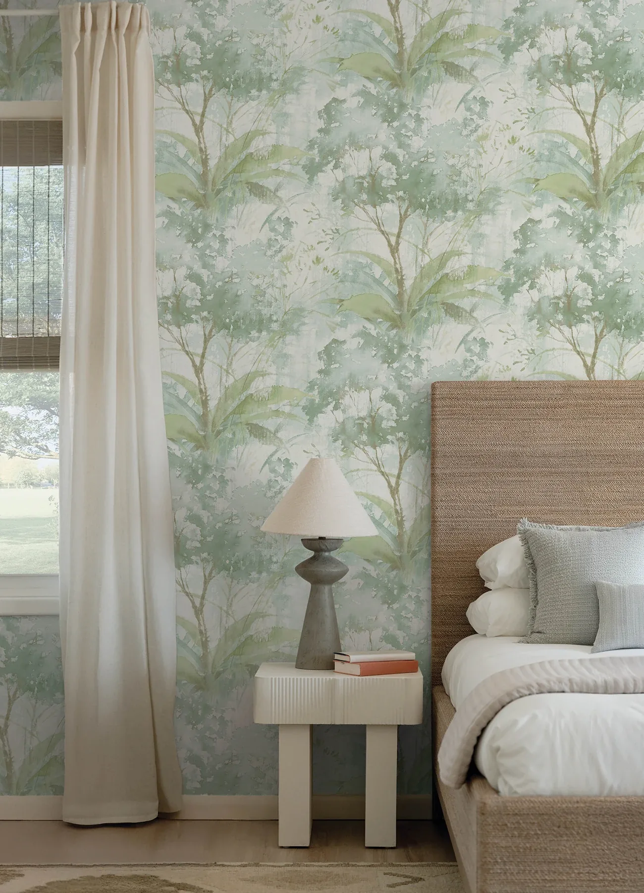 A-Street Prints Mistwood Green Forest Wallpaper - SKU 4177-27751