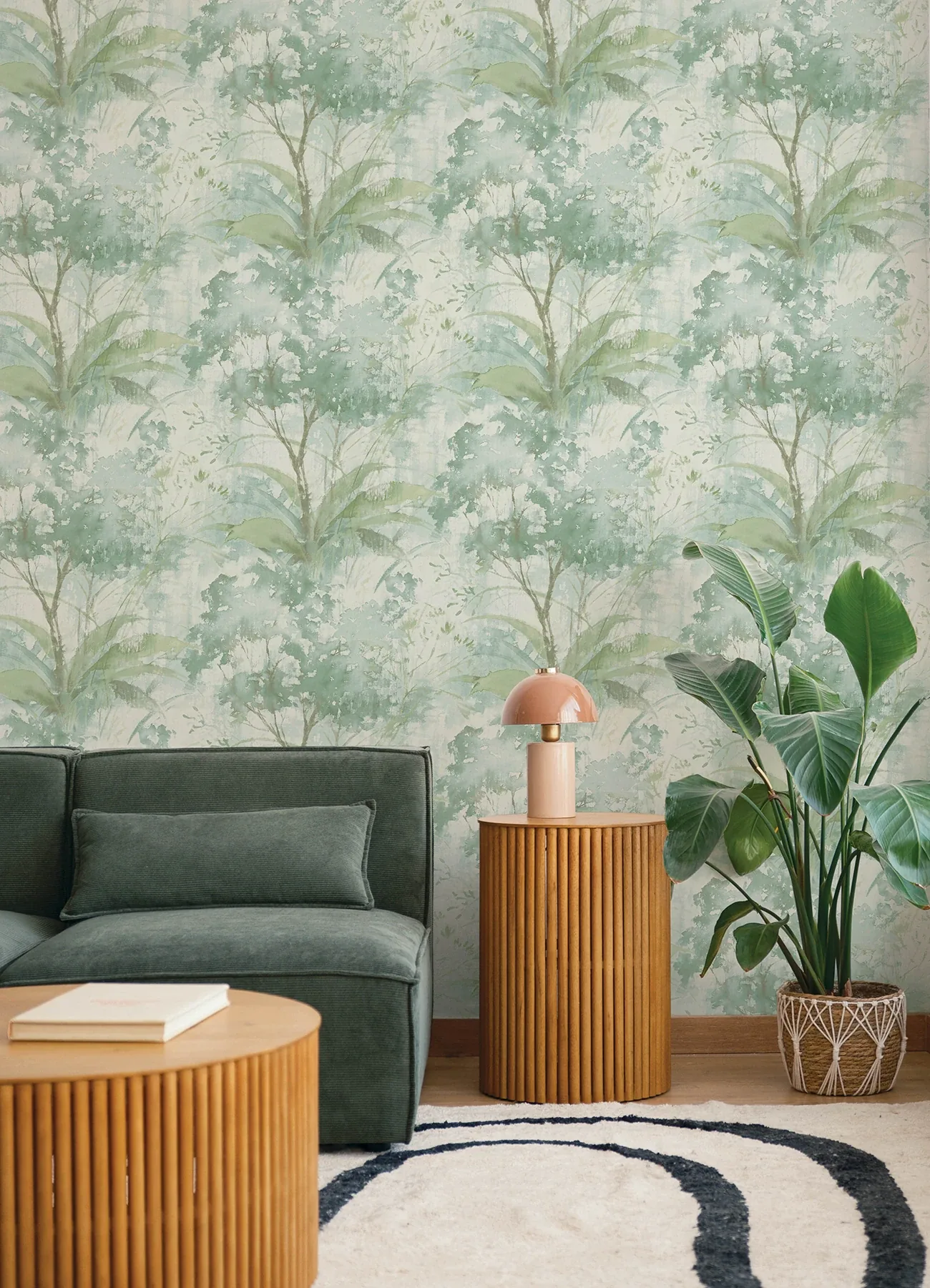 A-Street Prints Mistwood Green Forest Wallpaper - SKU 4177-27751