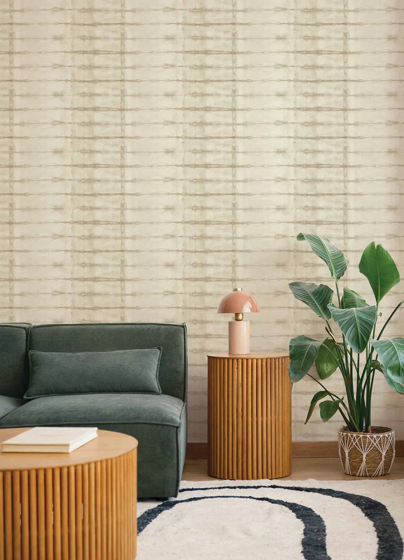 A-Street Prints Modulus Beige Geometric Stripe Wallpaper - SKU 4177-27729