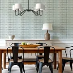 A-Street Prints Modulus Denim Geometric Stripe Wallpaper - SKU 4177-27727