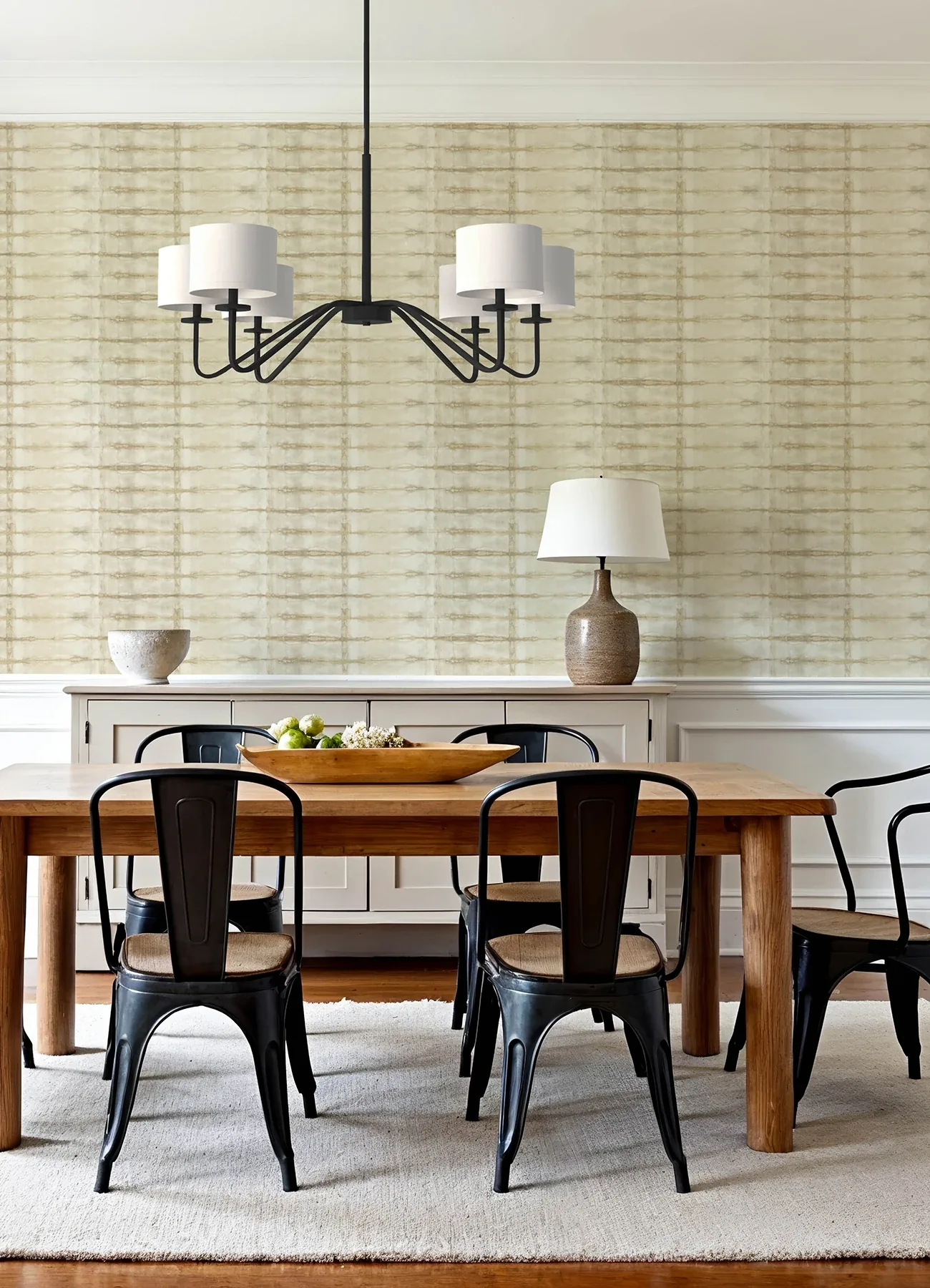 A-Street Prints Modulus Wheat Geometric Stripe Wallpaper - SKU 4177-27730