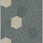 A-Street Prints Momentum Dark Green Geometric Wallpaper - SKU 2902-25545