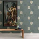 A-Street Prints Momentum Dark Green Geometric Wallpaper - SKU 2902-25545