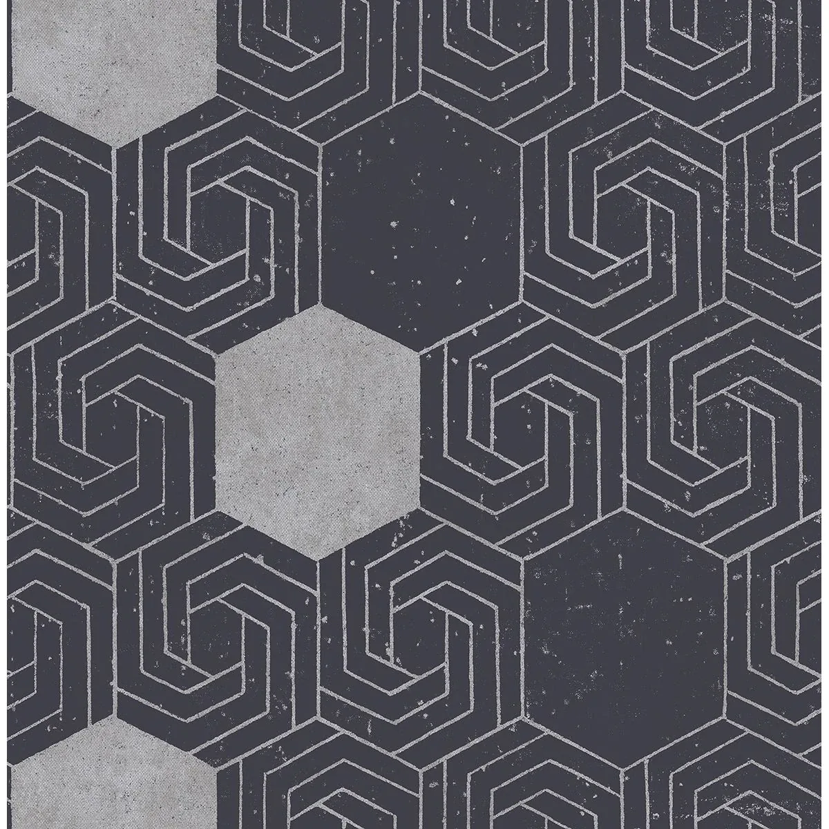 2902-25547 | Momentum Navy Geometric Wallpaper