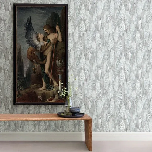 A-Street Prints Monolith Slate Abstract Wood Wallpaper - SKU 2908-87117