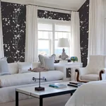 A-Street Prints Monterey Black Floral Branch Wallpaper - SKU 2927-81800