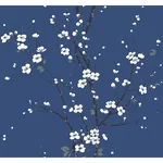 A-Street Prints Monterey Cobalt Floral Branch Wallpaper - SKU 2927-81812