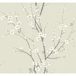 A-Street Prints Monterey Ivory Floral Branch Wallpaper - SKU 2927-81805