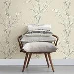 A-Street Prints Monterey Ivory Floral Branch Wallpaper - SKU 2927-81805