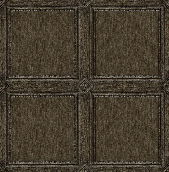 4173-27659 | Moorland Dark Brown Wood Panel Wallpaper
