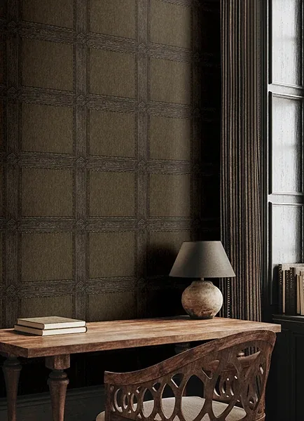 A-Street Prints Moorland Dark Brown Wood Panel Wallpaper | Wallpaper Twins A-Street Prints Moorland Dark Brown Wood Panel Wallpaper - SKU 4173-27659