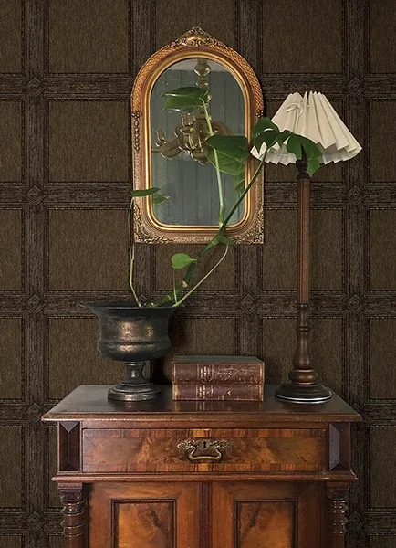 A-Street Prints Moorland Dark Brown Wood Panel Wallpaper | Wallpaper Twins A-Street Prints Moorland Dark Brown Wood Panel Wallpaper - SKU 4173-27659