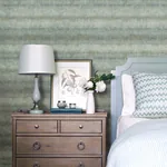 A-Street Prints Morningtide Light Blue Textured Stripe Wallpaper - SKU 4177-27733