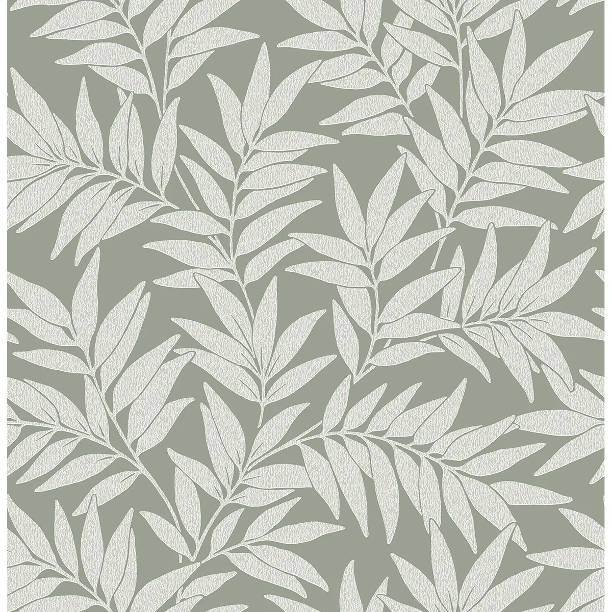 2970-26122 | Morris Green Leaf Wallpaper