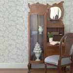 A-Street Prints Morris Light Grey Leaf Wallpaper | Wallpaper Twins A-Street Prints Morris Light Grey Leaf Wallpaper - SKU 2970-26124