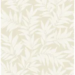 A-Street Prints Morris Taupe Leaf Wallpaper - SKU 2970-26125