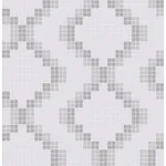 A-Street Prints Mosaic Grey Grid Wallpaper - SKU 2716-23863